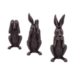 Three Wise Hares 14cm Nemesis …